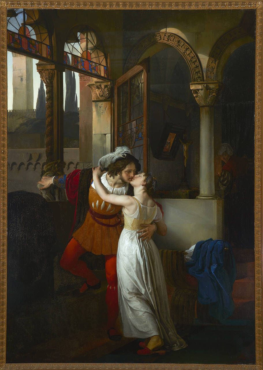 L'ultimo bacio di Romeo a Giulietta, L'ultimo addio di Romeo a Giulietta (dipinto) di Hayez, Francesco (primo quarto sec. XIX)