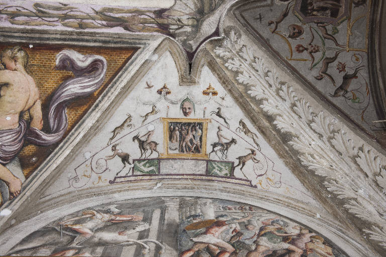 motivi decorativi a grottesche (dipinto) di Gambara, Lattanzio (sec. XVI)