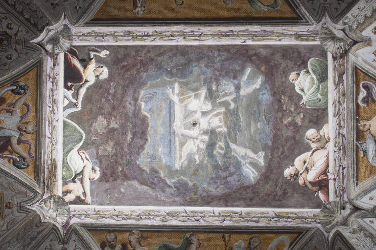 carro di Diana (dipinto) di Gambara, Lattanzio; Girolamo Romanino (sec. XVI)