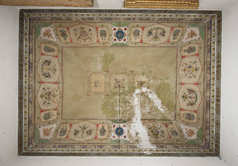 motivi decorativi a grottesche (decorazione pittorica) di Tellaroli, Francesco (fine sec. XVIII)
