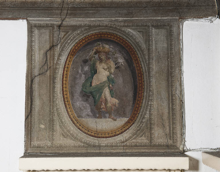 Menade con un cesto d'uva (dipinto) di Teosa, Giuseppe (fine sec. XVIII)