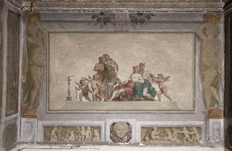 scene della vita di Cupido (decorazione pittorica) di Teosa, Giuseppe (fine sec. XVIII)