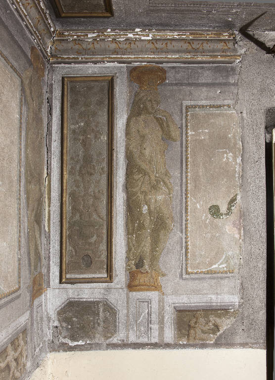 motivi decorativi a candelabra (dipinto) di Teosa, Giuseppe (fine sec. XVIII)