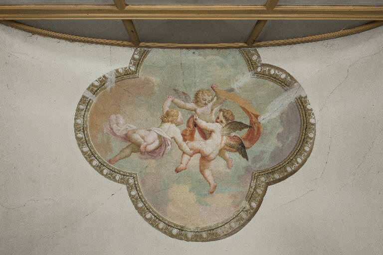 angioletti e putti (dipinto) di Teosa, Giuseppe (sec. XVIII)