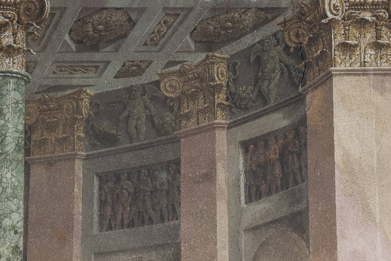 corteo (decorazione pittorica) di Manfredini, Giuseppe (sec. XVIII)
