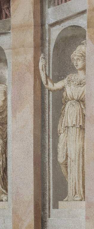 Minerva (?) (dipinto) di Manfredini, Giuseppe (sec. XVIII)
