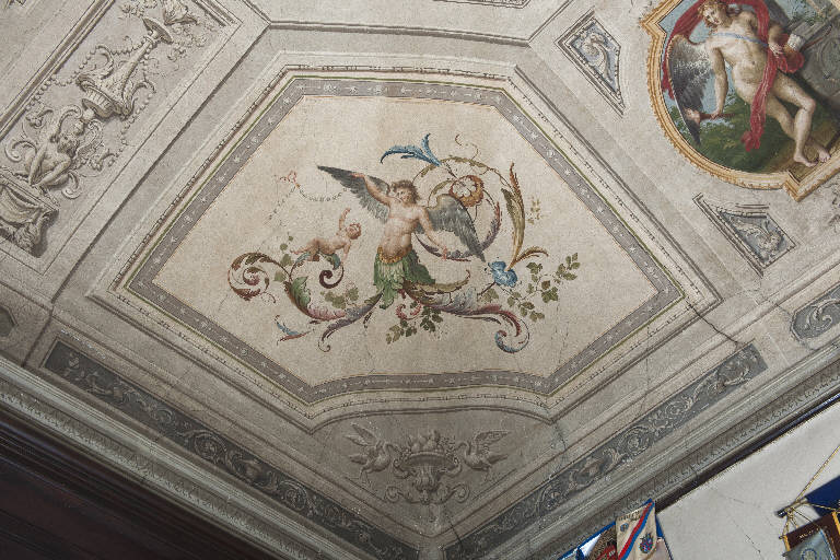 motivi decorativi a grottesche (dipinto) di Gandini, Saverio (sec. XVIII)