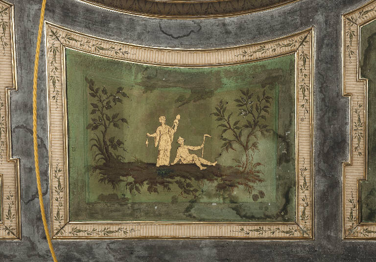 paesaggio con figure (dipinto) di Gandini, Saverio; Mondini, Giuseppe (sec. XVIII)