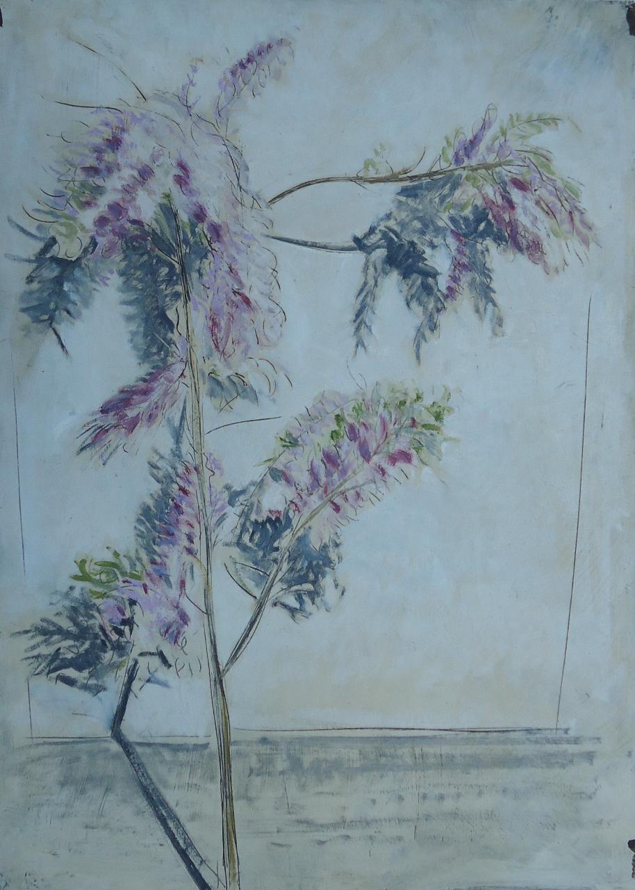 [Natura morta], Fiori (disegno) di Dolfi, Marco - ambito italiano (fine sec. XX)