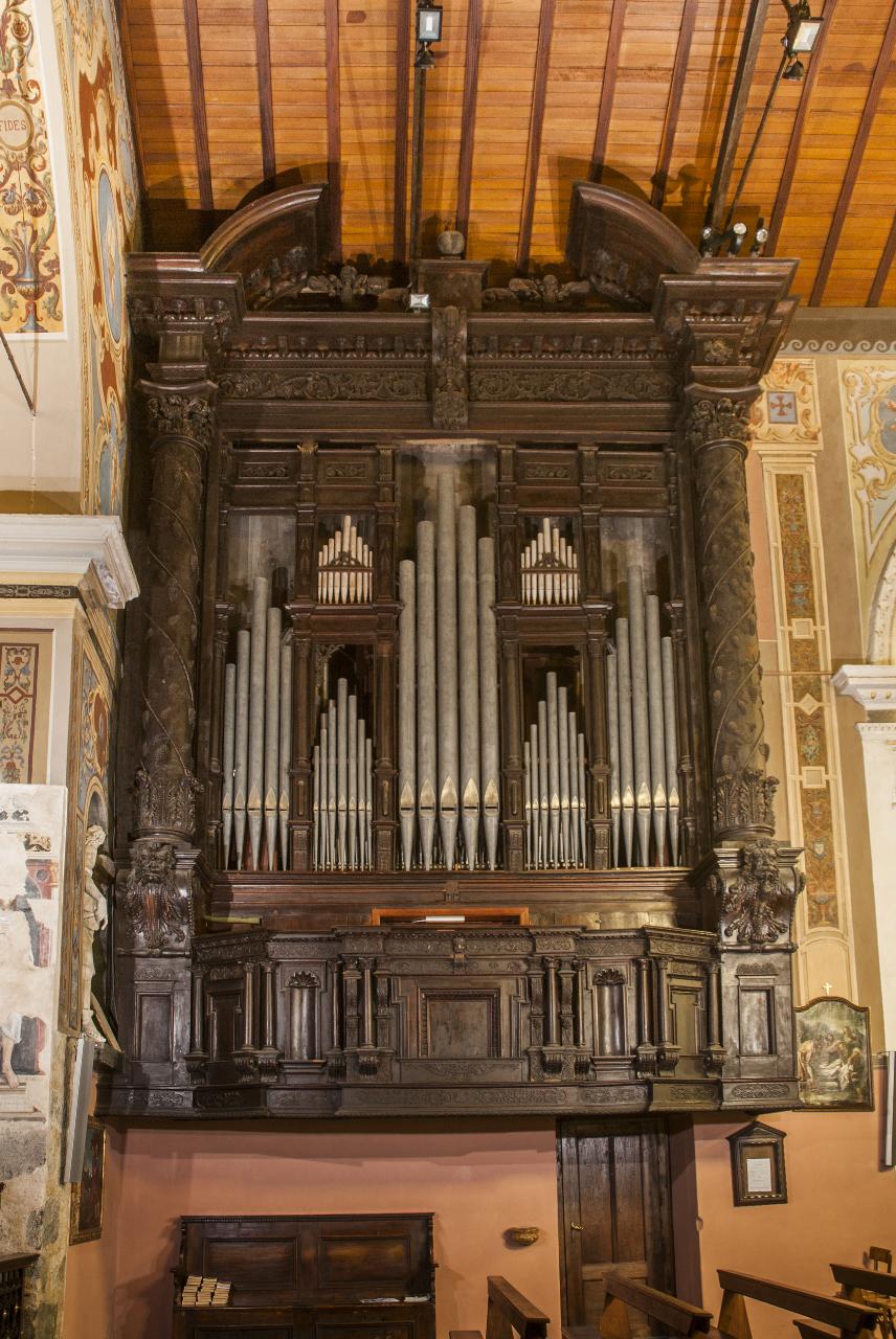 tribuna da organo di Riffen, Gaspare - ambito lombardo (secondo quarto sec. XVII)
