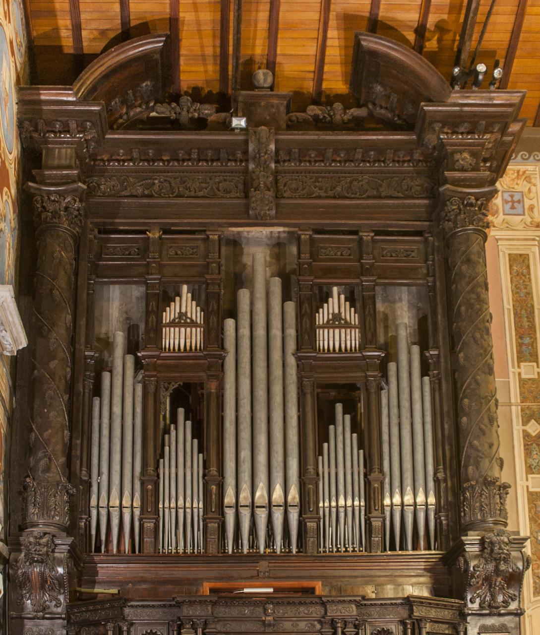 cassa d'organo di Riffen, Gaspare - ambito lombardo (secondo quarto sec. XVII)
