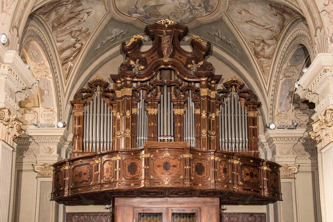cassa d'organo di Peter, Mathias; Rinaldi, Andrea; Mazza, Andrea - ambito lombardo (terzo quarto sec. XVIII)