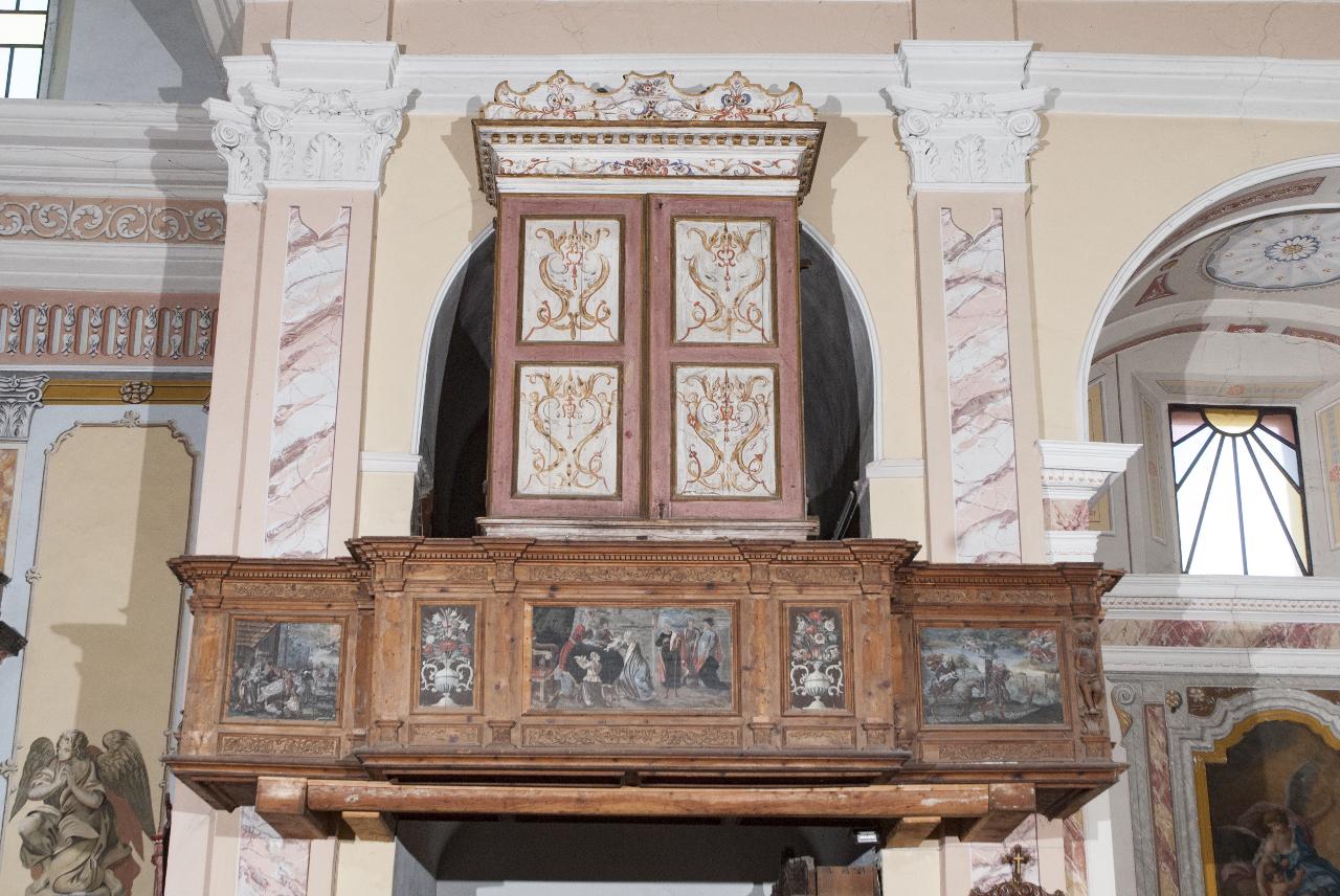 cassa d'organo di Abbiati, Giovan Battista - ambito lombardo (secondo quarto sec. XVII)