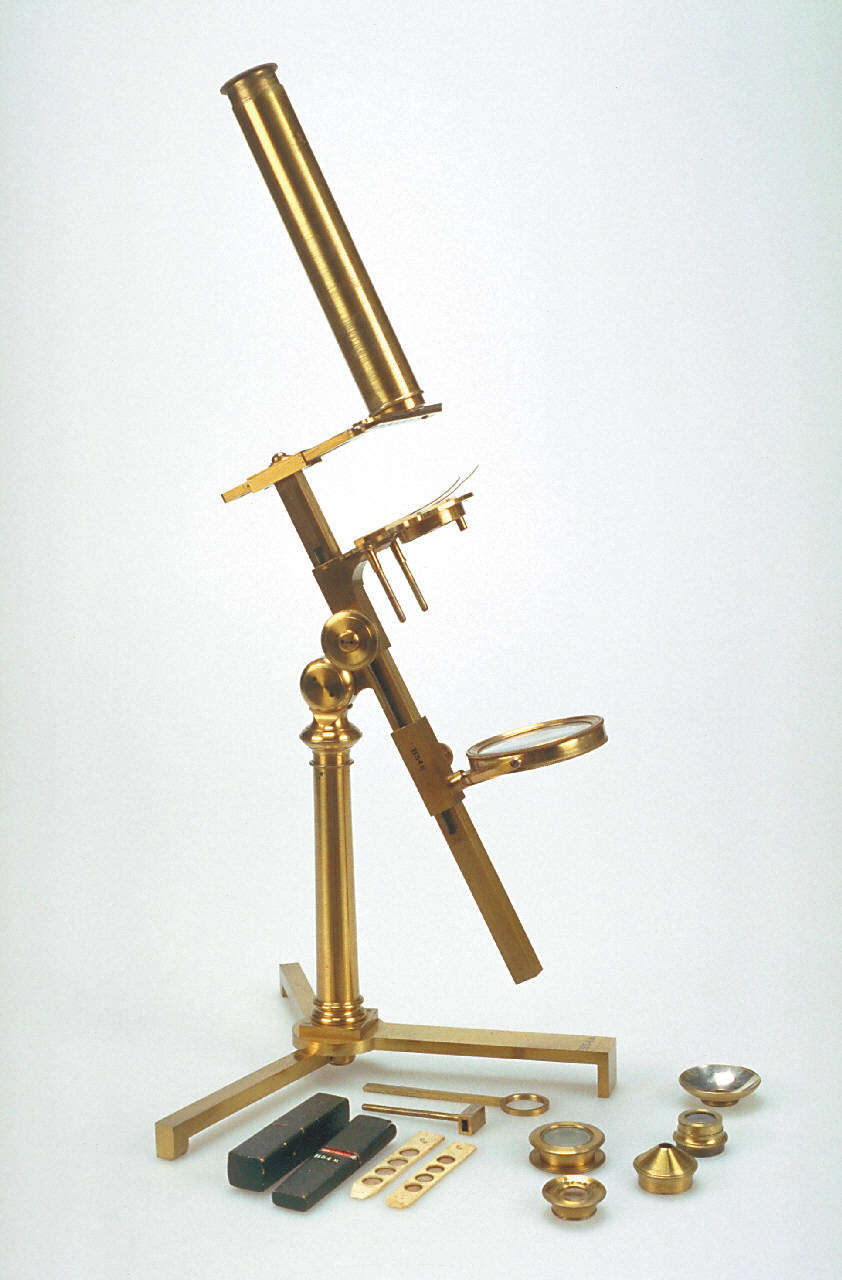 Microscopio composto di Adams George (1780 ca.)