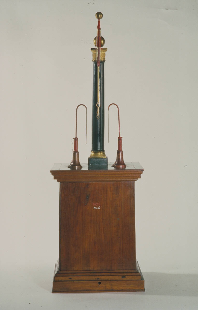 Orologio perpetuo di Zamboni trasformato in elettroscopio (1840 ca.)