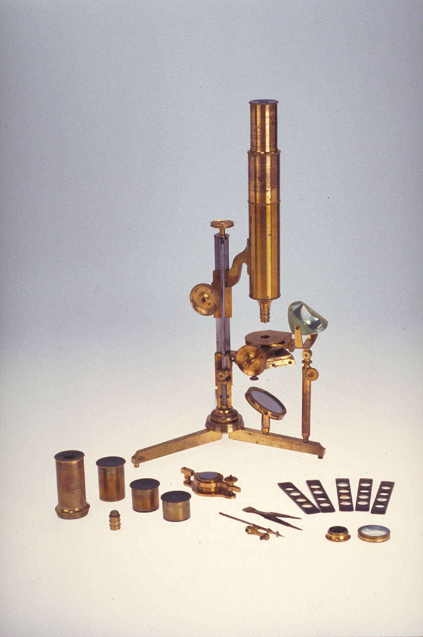 Microscopio composto di Plossl George Simon (1845 ca.)