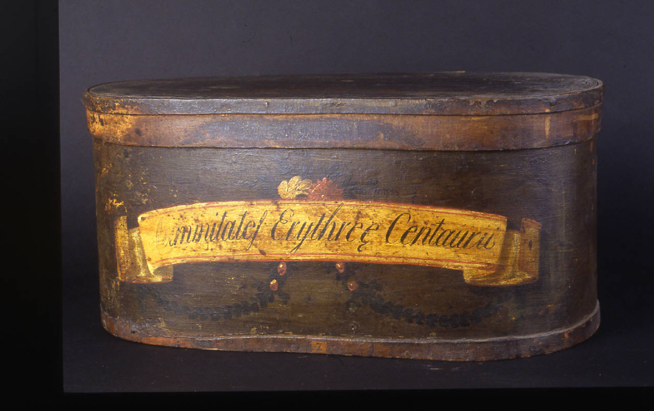 scatola da farmacia - manifattura (secc. XVII/ XVIII)