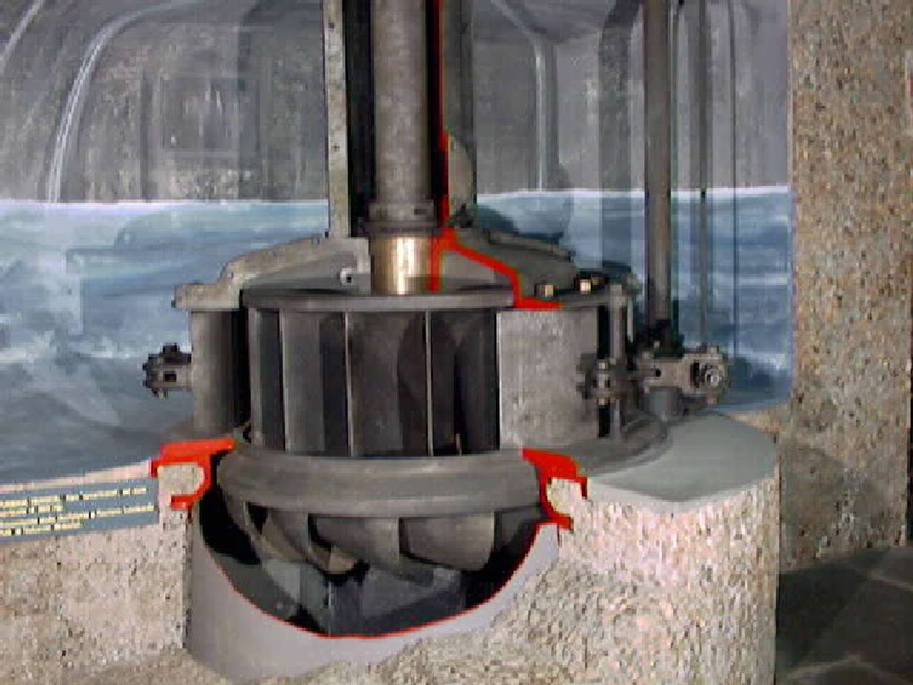 turbina - lavorazione dell'acciaio (sec. XIX)