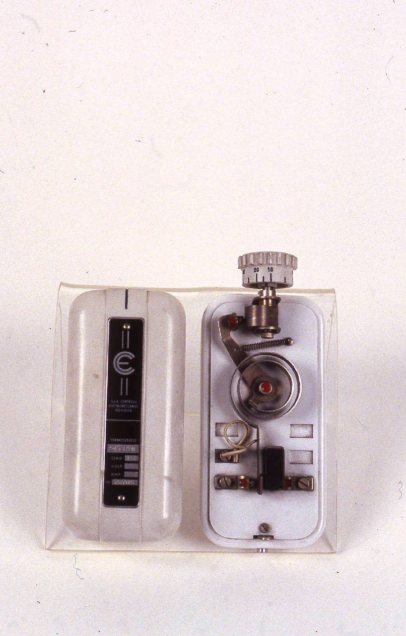 termostato di Controlli Elettromeccanici (metà sec. XX)