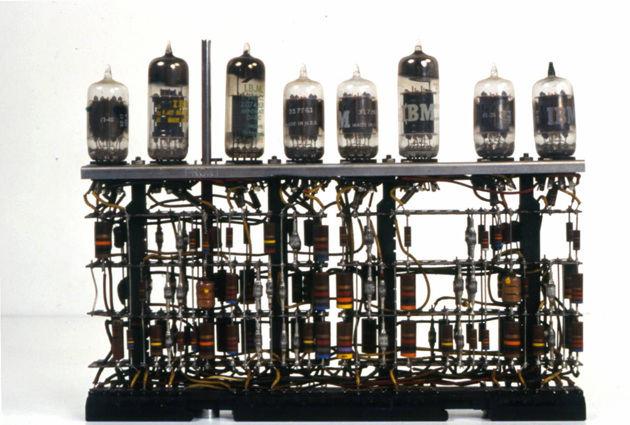 elemento integrato circuitale a tubi elettronici di I.B.M. Italia (sec. XX)