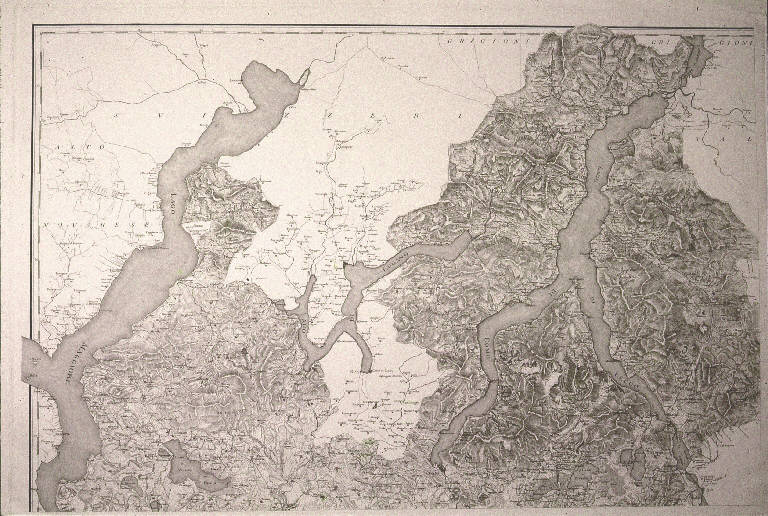 carta topografica del Milanese e del Mantovano (terzo quarto sec. XVIII)