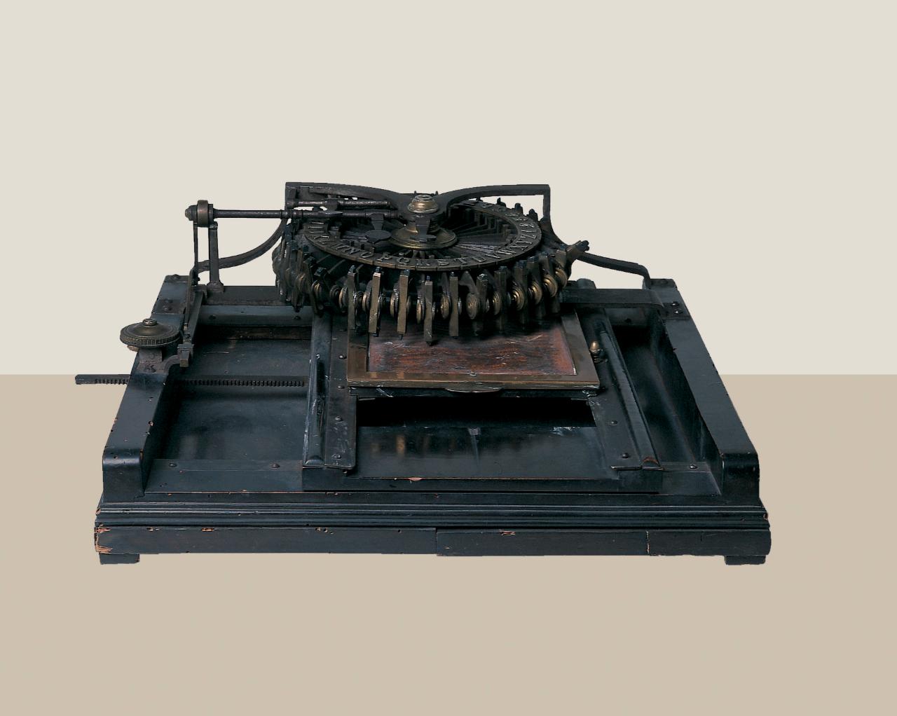 macchina per scrivere di Marchesi, Giovanni Battista (sec. XIX)