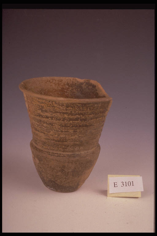bicchiere a risega mediana, DE MARINIS / tipo C1 - cultura di Golasecca (sec. V a.C.)