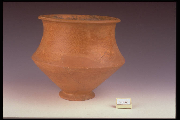 urna biconica - cultura di Golasecca (terzo quarto sec. VI a.C.)