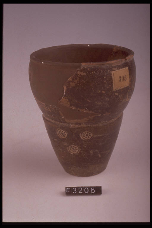 bicchiere a calice, DE MARINIS / tipo E - cultura di Golasecca (fine/inizio secc. V/ IV a.C.)