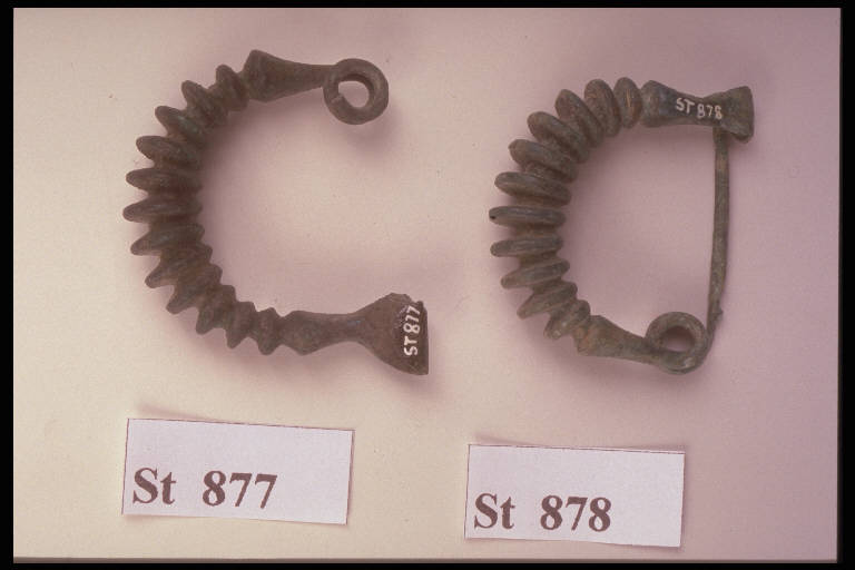 fibula a grandi coste - cultura di Golasecca (sec. VII a.C.)