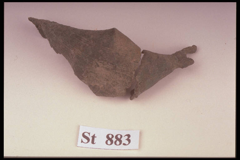 fibula a navicella - cultura di Golasecca (secc. VI/ V a.C.)