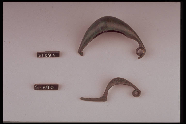 fibula a navicella - cultura di Golasecca (sec. VII a.C.)