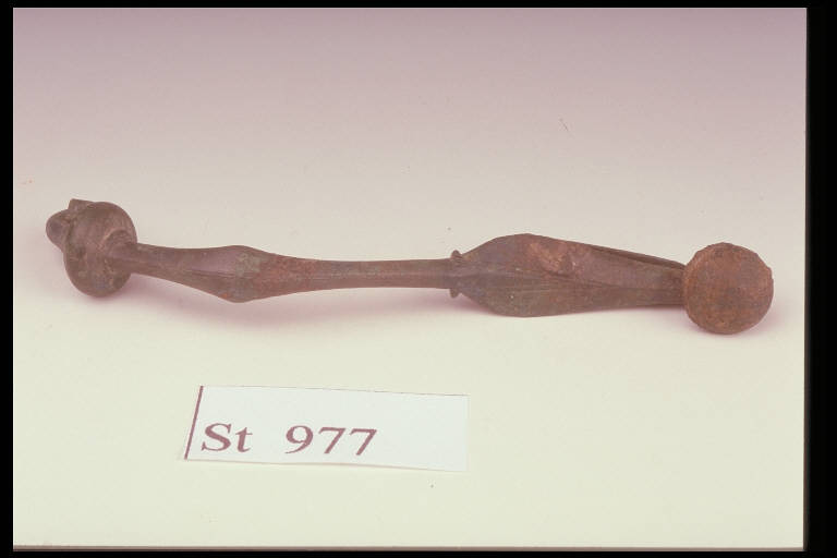 fibula tipo certosa - cultura di Golasecca (fine/inizio secc. V/ IV a.C.)