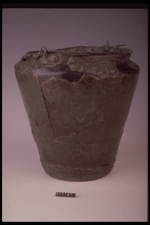 situla - cultura di Golasecca (sec. VII a.C.)