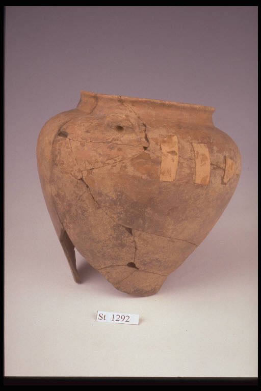 olla ovoide - cultura di Golasecca (sec. VI a.C.)