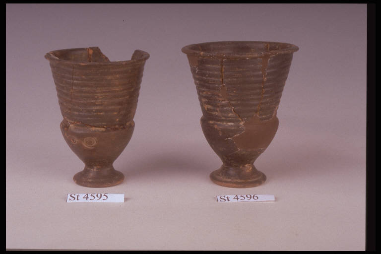 bicchiere a calice, DE MARINIS / tipo B - cultura di Golasecca (sec. V a.C.)