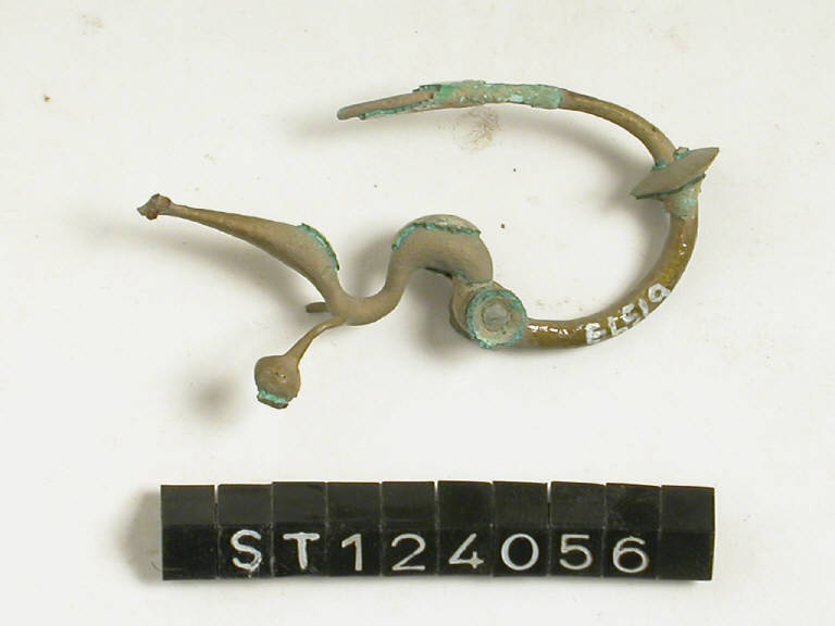 fibula a drago - cultura di Golasecca (terzo quarto sec. VI a.C.)