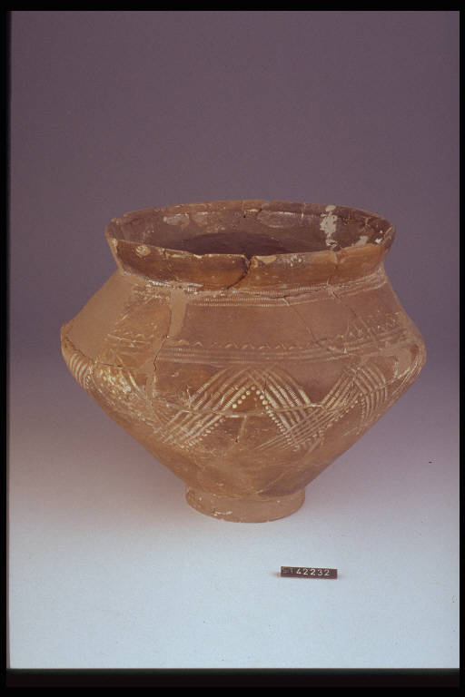 urna biconica - cultura di Golasecca (sec. X a.C.)