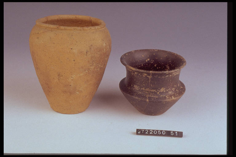 bicchiere ovoide - cultura di Golasecca (terzo quarto sec. VI a.C.)