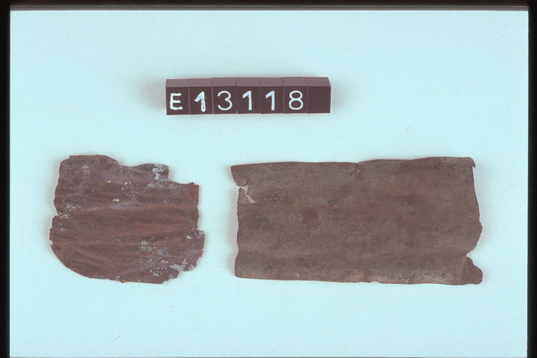 lamina - cultura di Golasecca (secc. X/ IV a.C.)