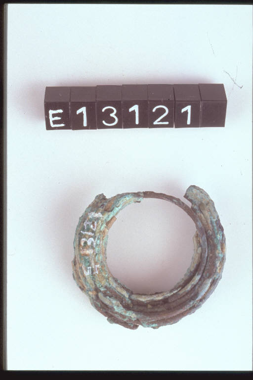 anello a spirale - cultura di Golasecca (secc. V/ IV a.C.)