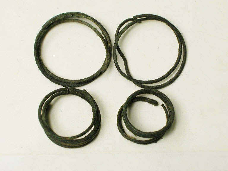 anello a spirale - cultura di Golasecca (fine/inizio sec. V a.C.)