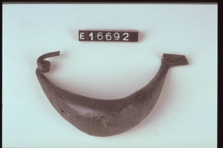 fibula a navicella - cultura di Golasecca (secc. VI/ V a.C.)