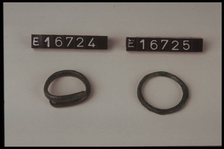 anello - cultura di Golasecca (secc. VIII/ V a.C.)