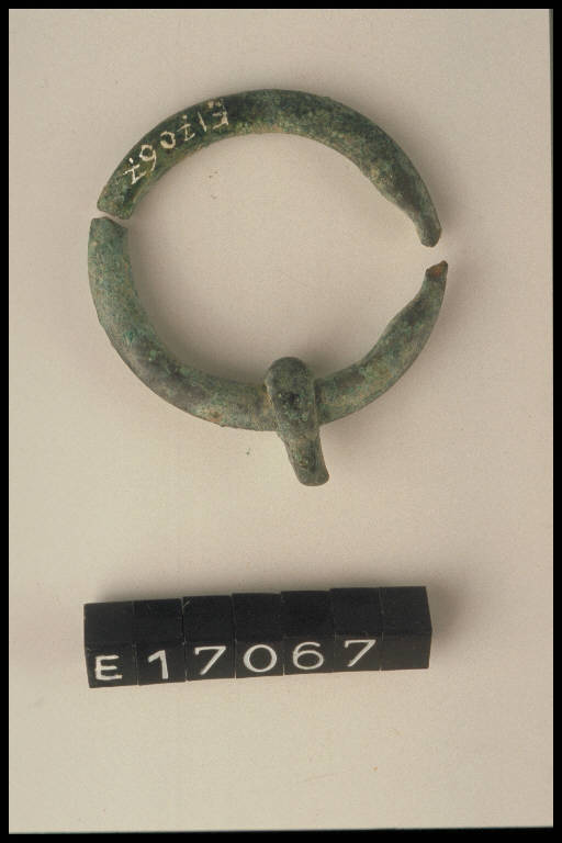 anello con gancio mobile - cultura di Golasecca (fine/inizio secc. V/ IV a.C.)