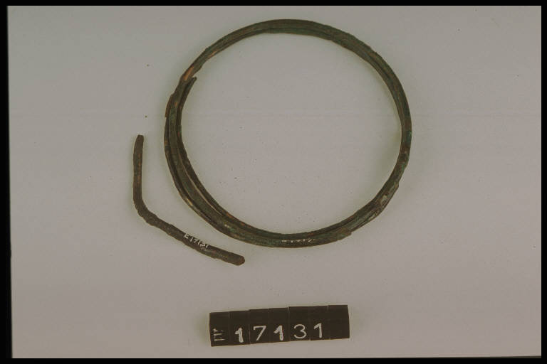 orecchino - cultura di Golasecca (secc. VI/ V a.C.)