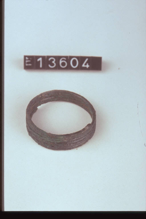 orecchino - cultura di Golasecca (fine/inizio secc. VI/ V a.C.)