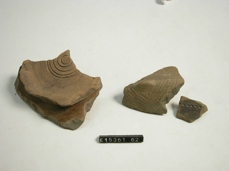 vaso (frammento di) - periodo di età del Ferro (secc. X/ VIII a.C.)