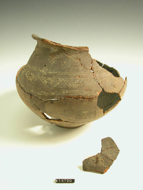 urna biconica - cultura di Golasecca (ultimo quarto sec. VII a.C.)