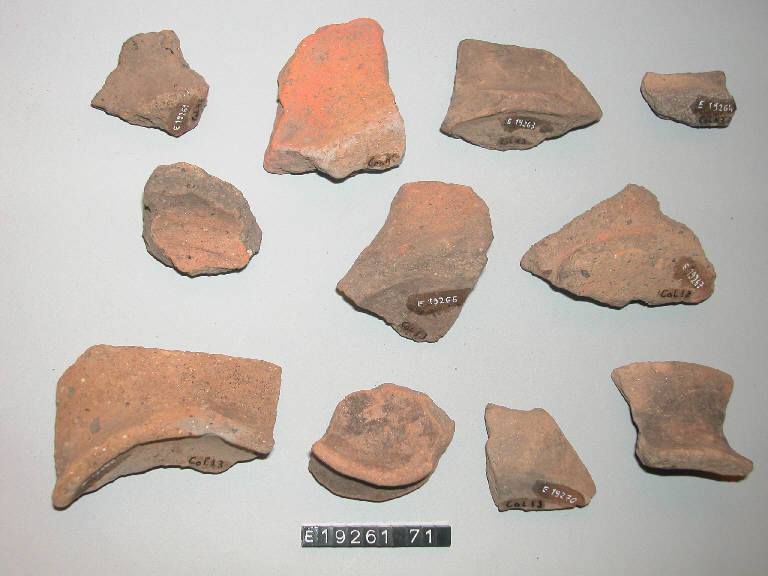 coppa (frammento di) - cultura di Golasecca (secc. VI/ V a.C.)